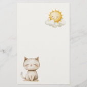 Little Farm Animals Baby shower Guess spel Flyer (Achterkant)