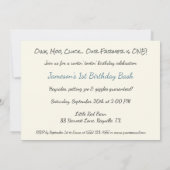 Little Farmer - 1e verjaardag boerenfeest Kaart (Achterkant)