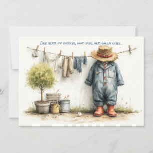 Little Farmer – 1e verjaardagsfeest in de schuur Kaart