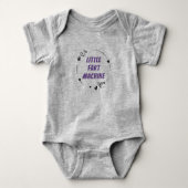 "Little Fart Machine" Grappige Baby Bodysuit (Voorkant)