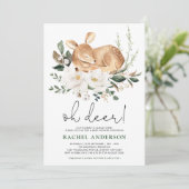 Little Fawn | Baby shower van de bosboomgaard "Dee Kaart (Staand voorkant)