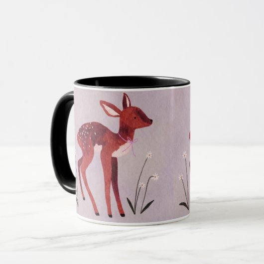 Little Fawn Whimsical Mug Mok (Voorkant links)