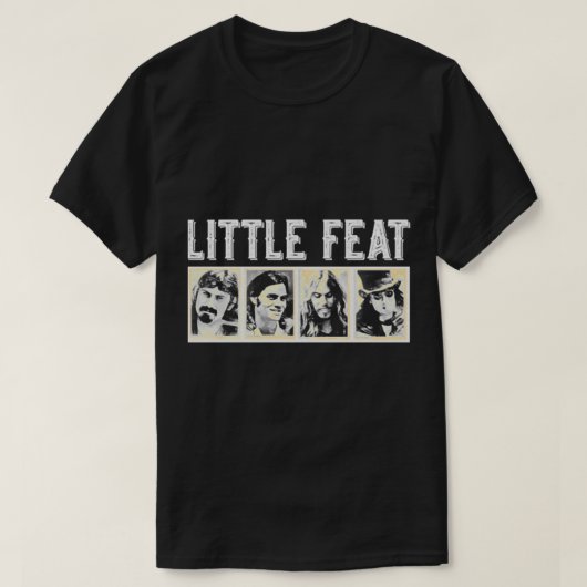 Little Feat Lowell George vormde zich op en werd o T-shirt (Design voorkant)
