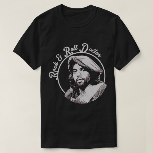 Little Feat Rock en Roll Doctor Lowell George Old T-shirt (Design voorkant)