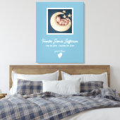 Little Feet Baby Memorial Foto Canvas Afdruk (Insitu (Slaapkamer))