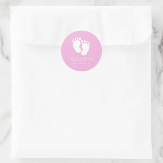 Little Feet Minimalist Neutral Baby sticker (Tas)