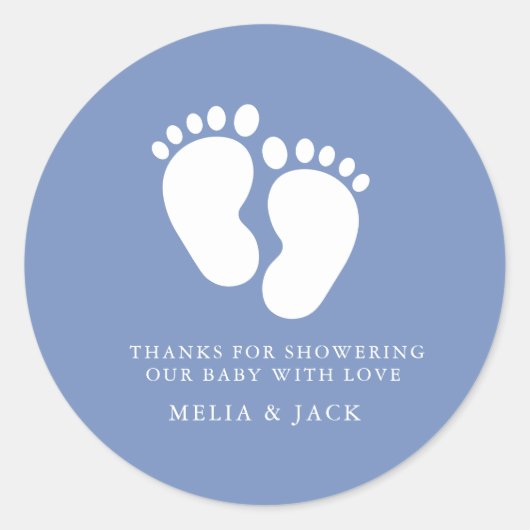 Little Feet Minimalist Neutral Baby sticker (Voorkant)