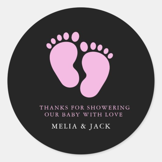 Little Feet Minimalist Neutral Baby sticker (Voorkant)
