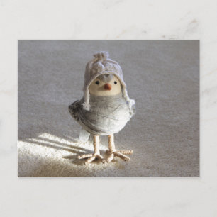 Little Felt Birdie met Pet Briefkaart