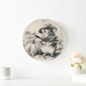 Little field mouse farming  grote klok (Huis)