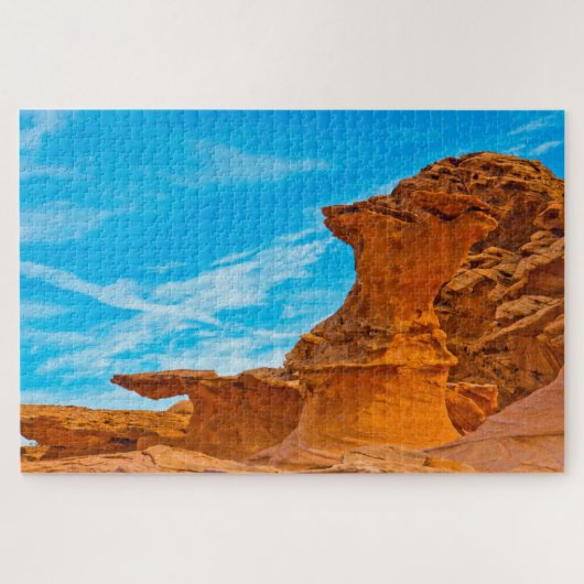 Little Finland Red Rock-sculpturen Legpuzzel (Horizontaal)