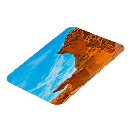 Little Finland Red Rock-sculpturen Magneet (Linkerzijde)