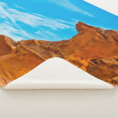 Little Finland Red Rock-sculpturen Sherpa Deken (3/4)