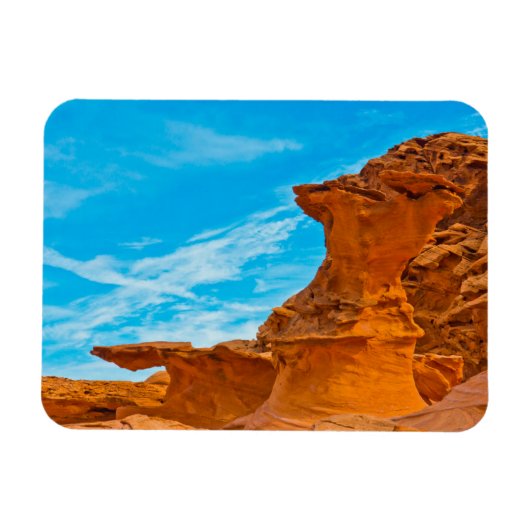 Little Finland Rode Beeldhouwwerken Magneet (Horizontaal)