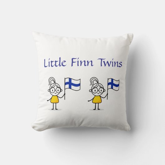 Little Finn Twins Kussen- Meisjes Kussen (Voorkant)