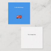 Little Fire Truck Mini Bedankt voor je briefkaart (Voorkant / Achterkant)