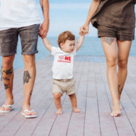 Little Firecracker 1st Birthday Baby T-Shirt