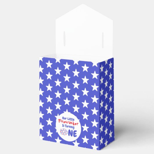 Little Firecracker 1st Birthday Bedankdoosjes (Geopend)