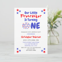 Little Firecracker 1st Birthday