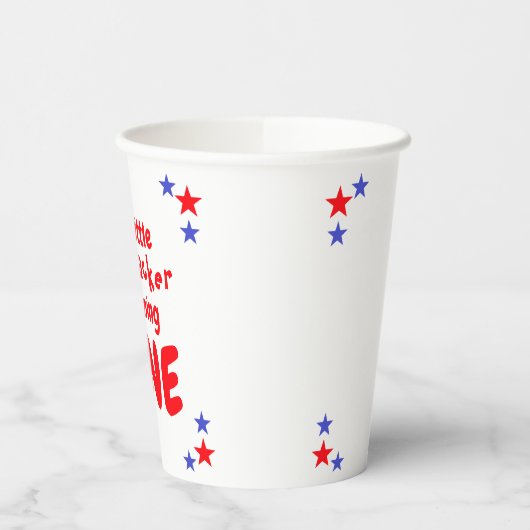 Little Firecracker 1st Birthday Papieren Bekers (Links)
