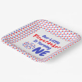 Little Firecracker 1st Birthday Papieren Bordje (Gebogen)