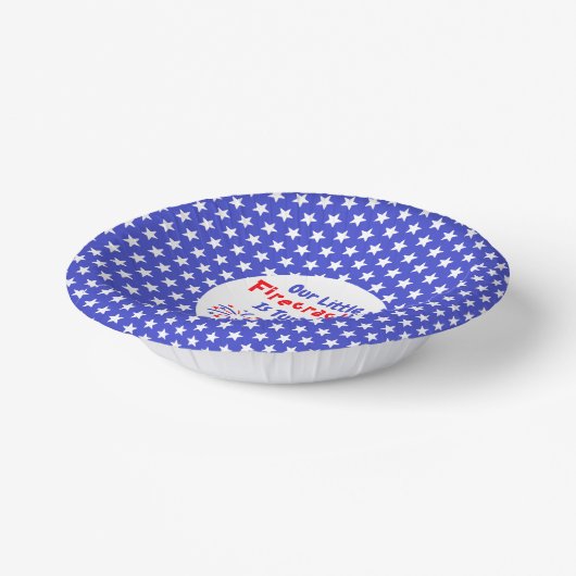 Little Firecracker 1st Birthday Papieren Kommen (Gebogen)