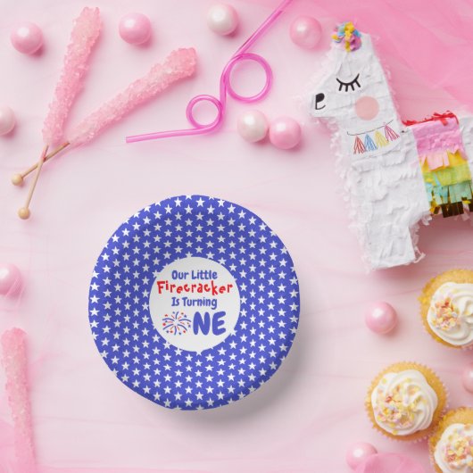 Little Firecracker 1st Birthday Papieren Kommen (Feest)