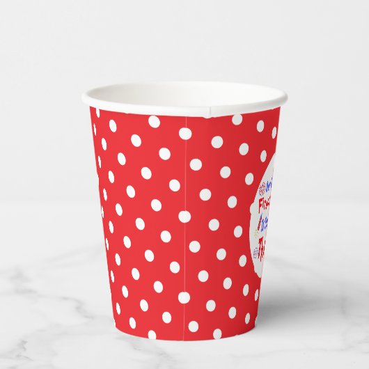 Little Firecracker 3rd Birthday Papieren Bekers (Rechts)