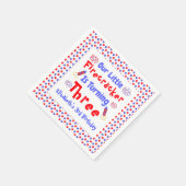 Little Firecracker 3rd Birthday Servet (Hoek)