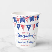 Little Firecracker 4 juli 1e verjaardag Papieren Bekers (Voorkant)