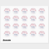 Little Firecracker 4 juli 1e verjaardag Ronde Sticker (Vel)