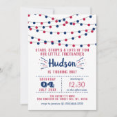 Little Firecracker 4 juli 1e verluisterfeestje Kaart (Voorkant)