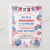 Little Firecracker 4 juli 2e verpartij Kaart (Voorkant)