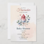 Little Firecracker 4 juli babyborrel Kaart (Voorkant)