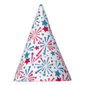 Little Firecracker 4 juli Rood Wit Blauw Feesthoedjes (Rechts)