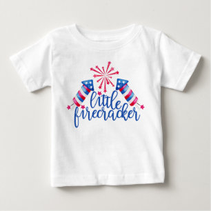 Little Firecracker 4th of July Verjaardag Patriott