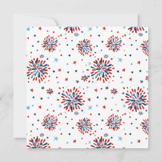 Little Firecracker 4th van juli Dank u kaart (Achterkant)