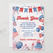 Little Firecracker 4th van juli Verjaardag Bedankkaart (Voorkant)