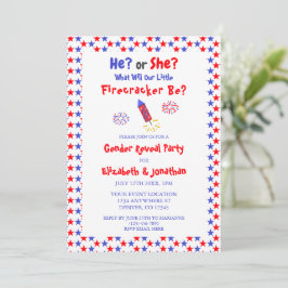 Little Firecracker American Gender onthulling Kaart