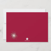 Little Firecracker Birthday Invitation Kaart (Achterkant)