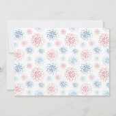 Little Firecracker Cookout 3e verjaardag Kaart (Achterkant)