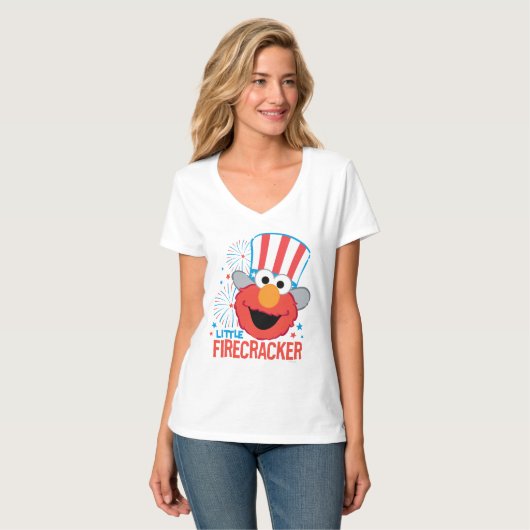 Little Firecracker Elmo T-shirt (Voorkant volledig)
