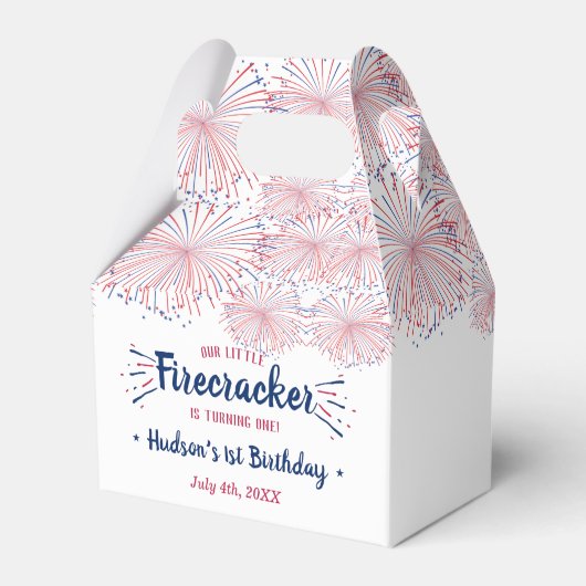 Little Firecracker op 4 juli 1991 Bedankdoosjes (Achterkant)