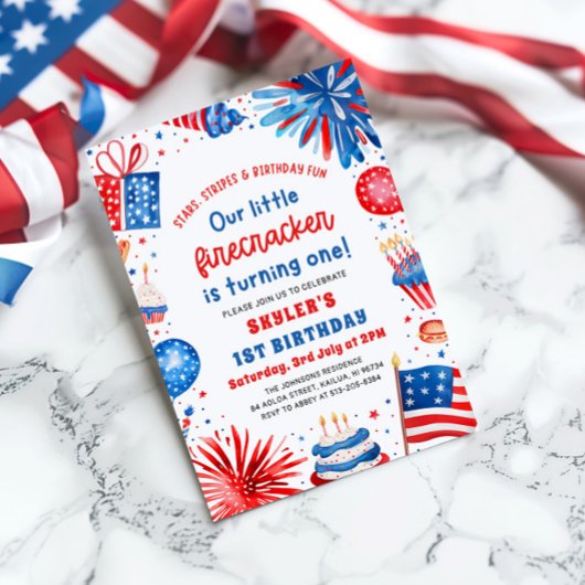 Little Firecracker op 4 juli 1991 Kaart