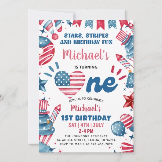 Little Firecracker op 4 juli 1991 Kaart (Voorkant)