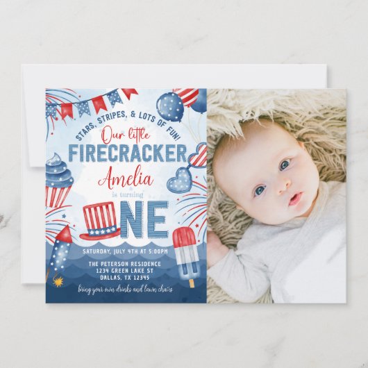 Little Firecracker op 4 juli 1991 Kaart (Voorkant)