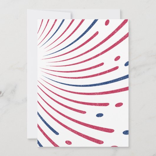 Little Firecracker Vierde juli USA Baby shower Kaart (Achterkant)