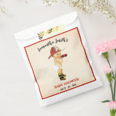Little Firefighter Baby shower Party Favor Bag Bedankzakje (Gezegeld)