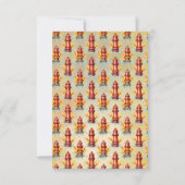 Little Firefighter Bear Baby Shower Luierloterij (Achterkant)