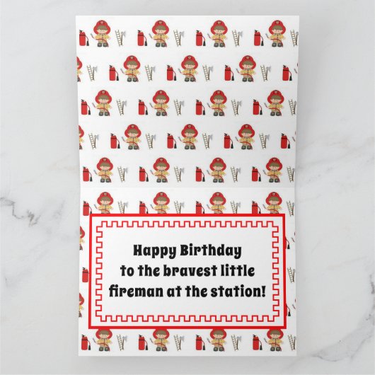 Little Fireman Kaart (Binnen)